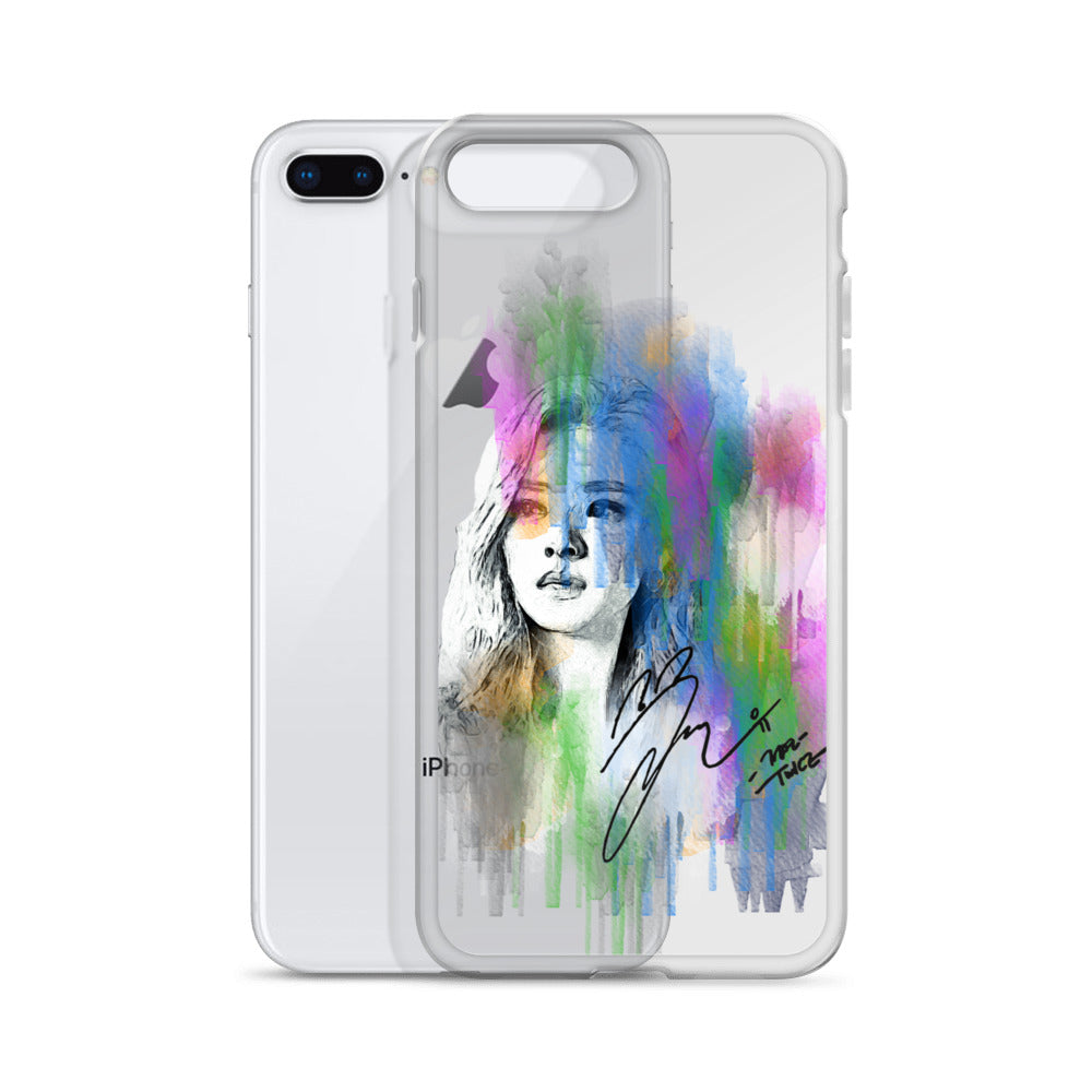 TWICE Jeongyeon, Yoo Jeong-yeon Waterpaint Portrait iPhone Case