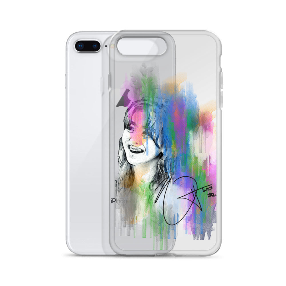 TWICE Jihyo, Park Ji-hyo Waterpaint Portrait iPhone Case