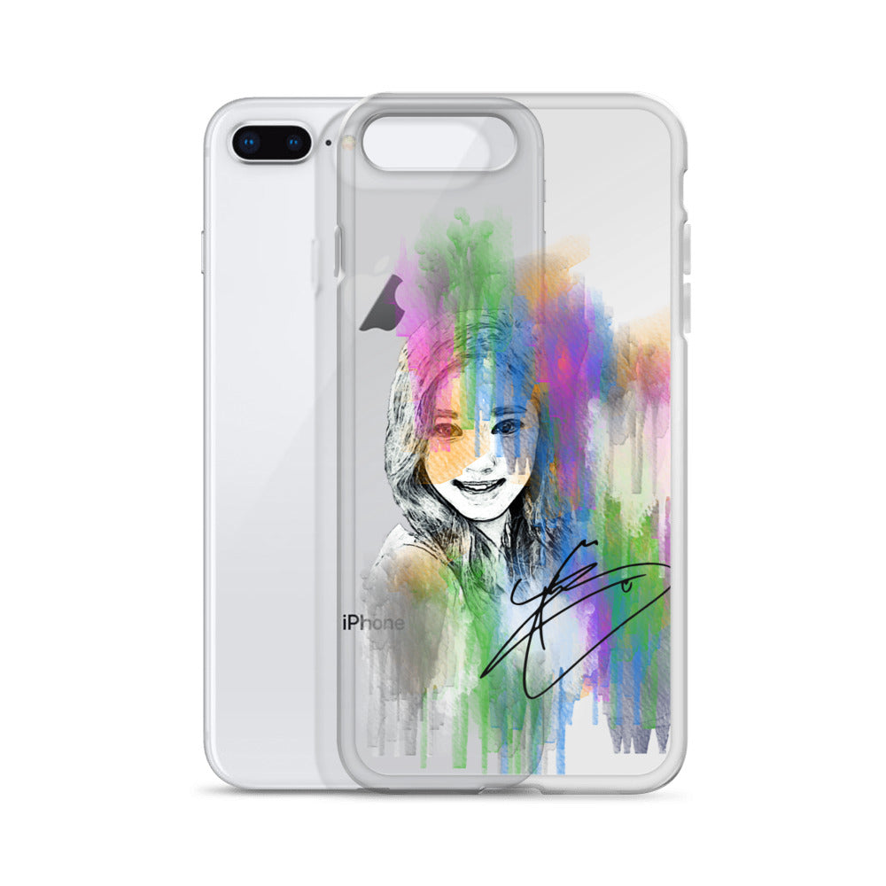 TWICE Tzuyu, Chou Tzu-yu Waterpaint Portrait iPhone Case