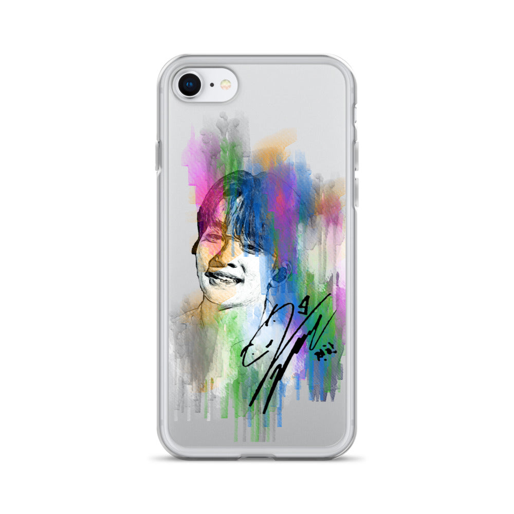 SEVENTEEN Jeonghan, Yoon Jeonghan Waterpaint Portrait iPhone Case