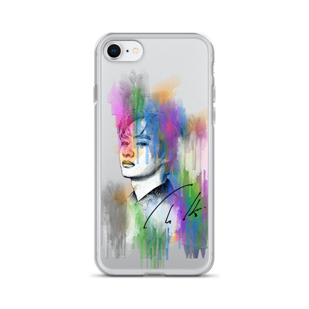 SEVENTEEN Jun, Wen Junhui Waterpaint Portrait iPhone Case