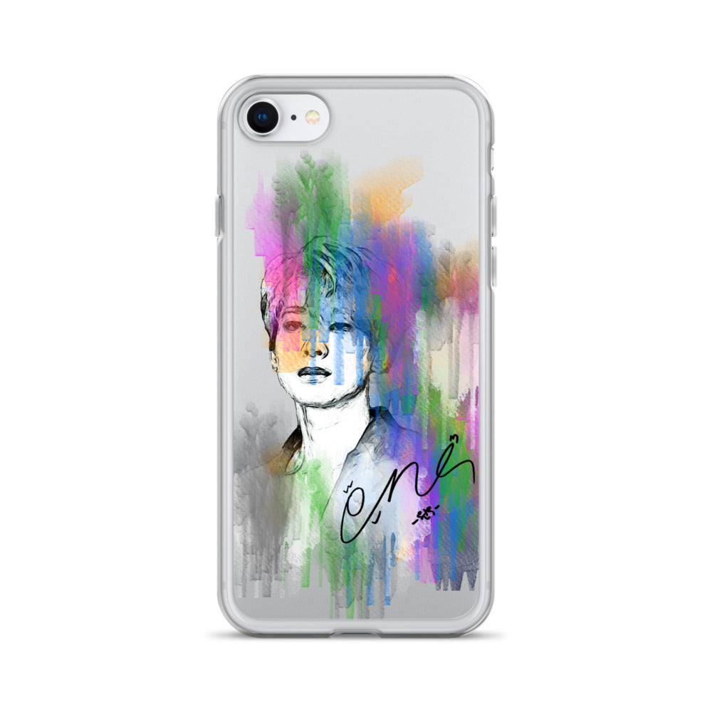 SEVENTEEN Wonwoo, Jeon Won-woo Waterpaint Portrait iPhone Case