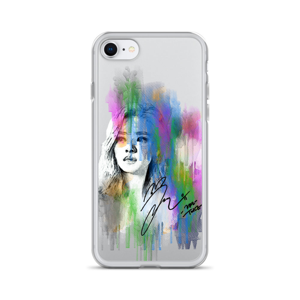 TWICE Jeongyeon, Yoo Jeong-yeon Waterpaint Portrait iPhone Case