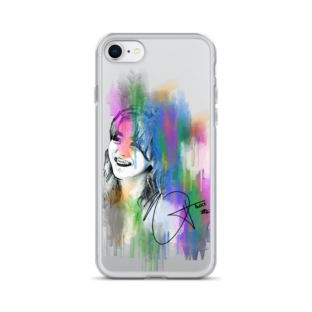 TWICE Jihyo, Park Ji-hyo Waterpaint Portrait iPhone Case