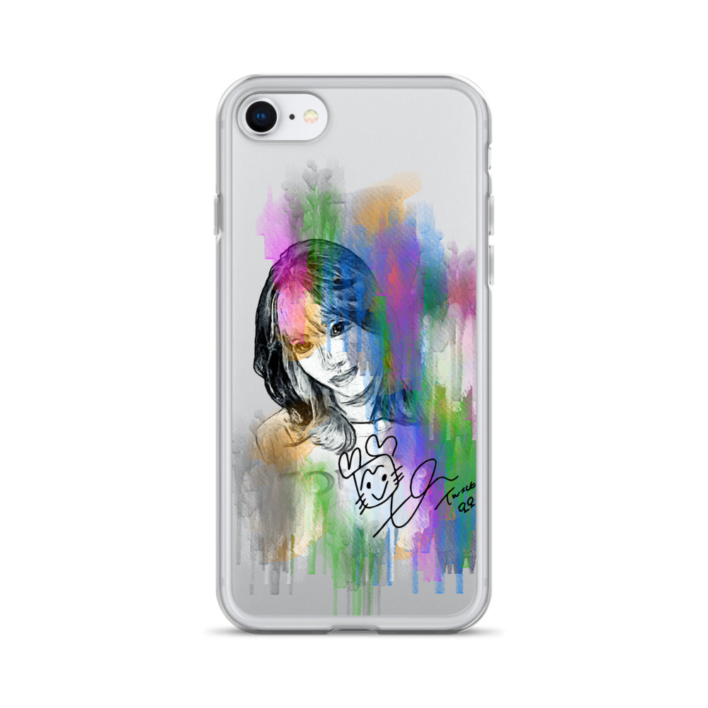 TWICE Momo, Hirai Momo Waterpaint Portrait iPhone Case