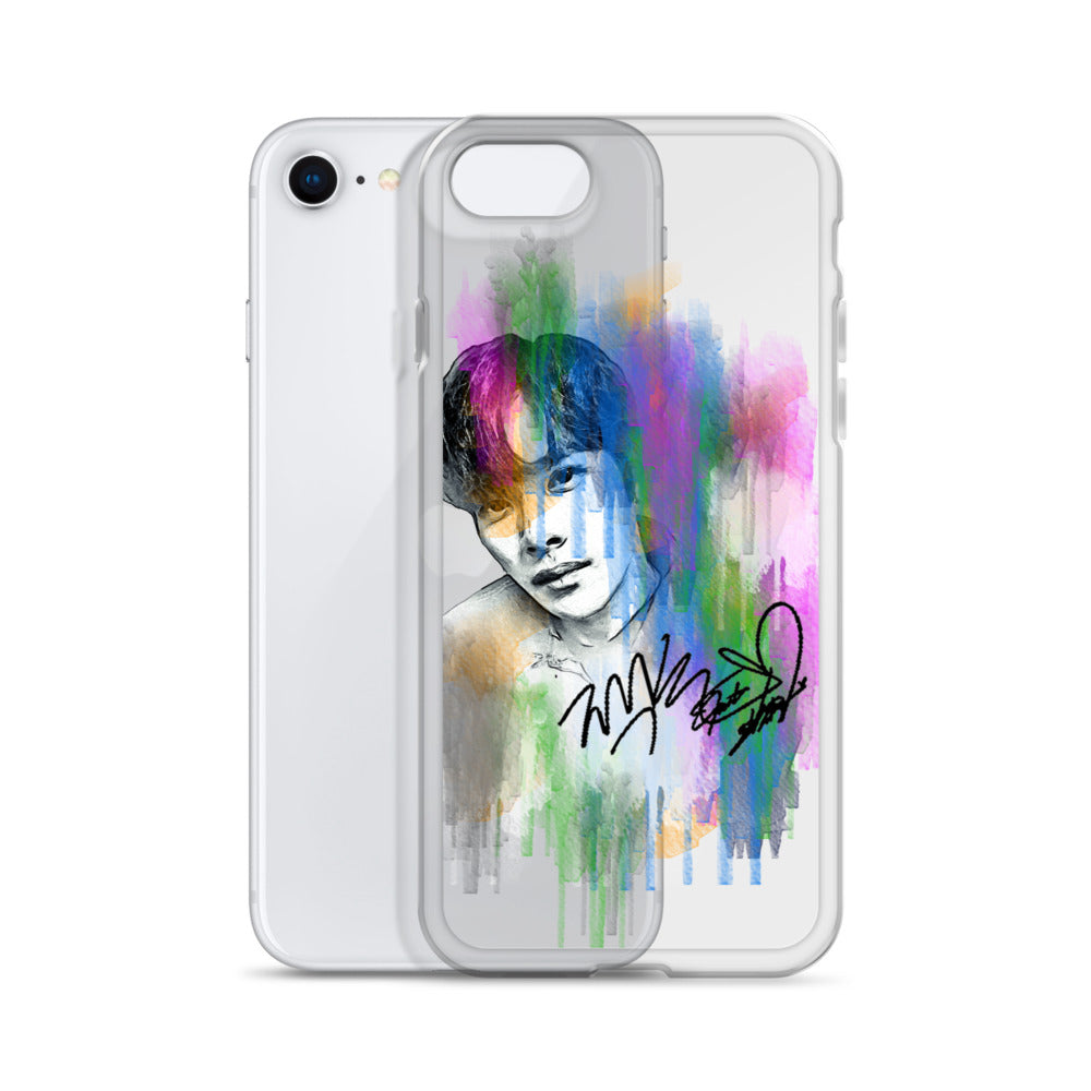 GOT7 Jackson, Jackson Wang Waterpaint Portrait iPhone Case