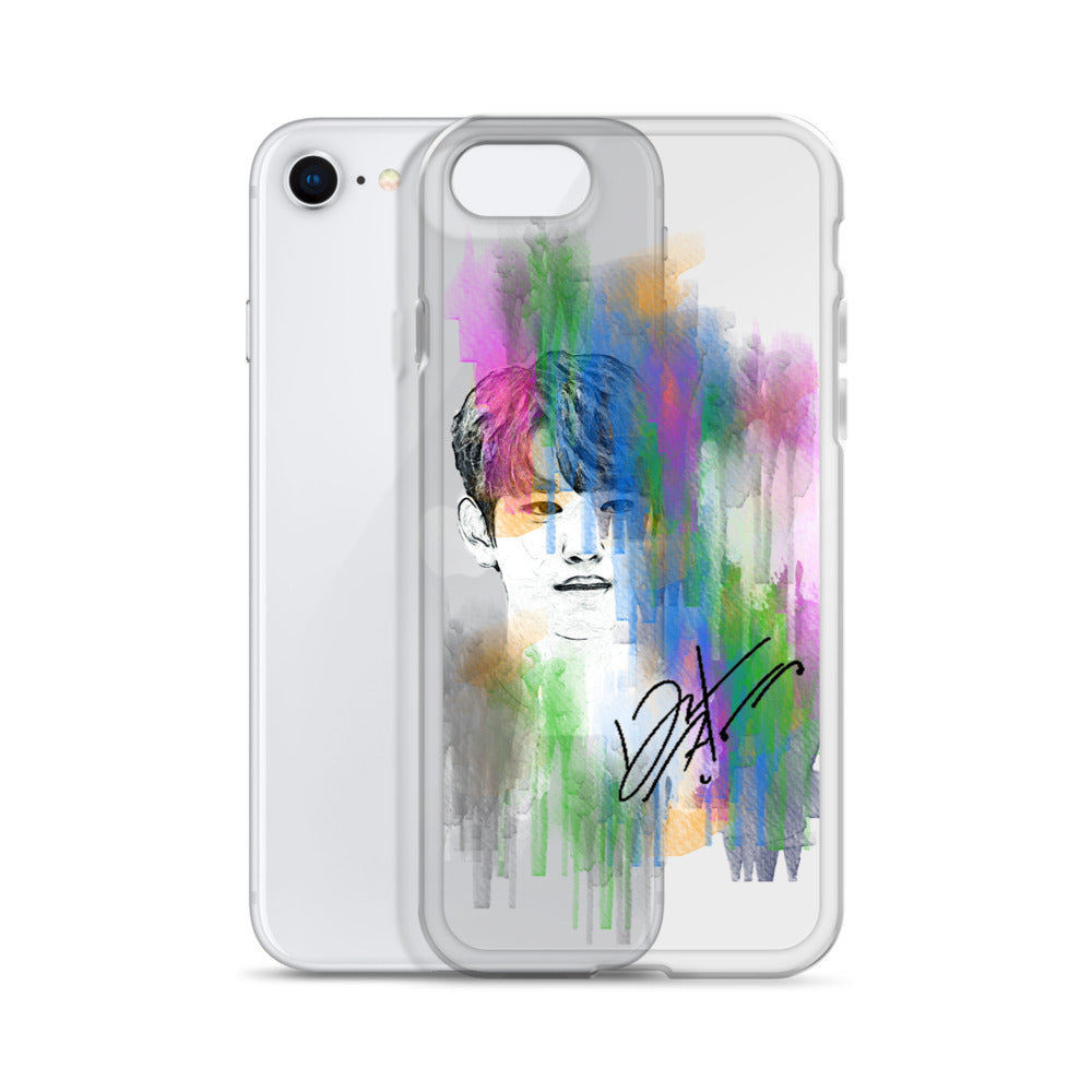 GOT7 Jinyoung, Park Jin-young Waterpaint Portrait iPhone Case