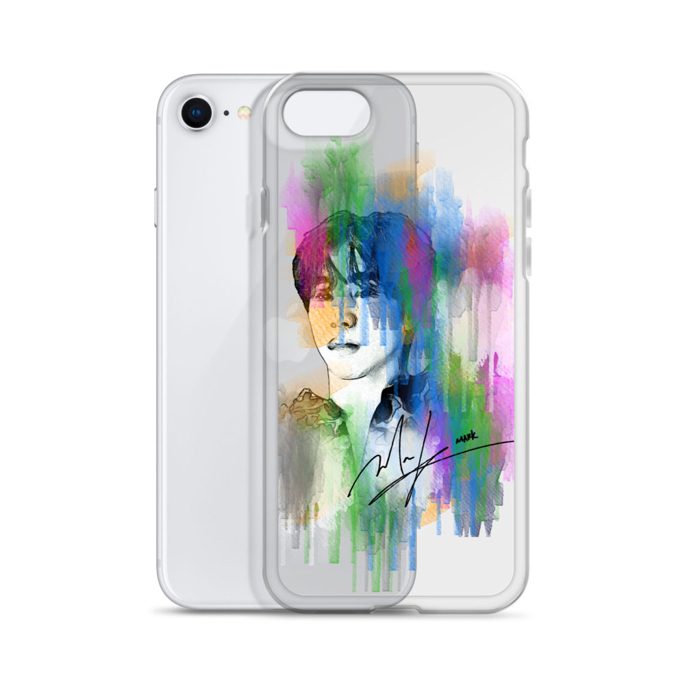 GOT7 Mark, Mark Tuan Waterpaint Portrait iPhone Case