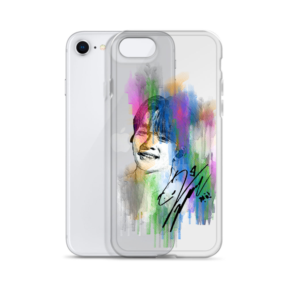 SEVENTEEN Jeonghan, Yoon Jeonghan Waterpaint Portrait iPhone Case