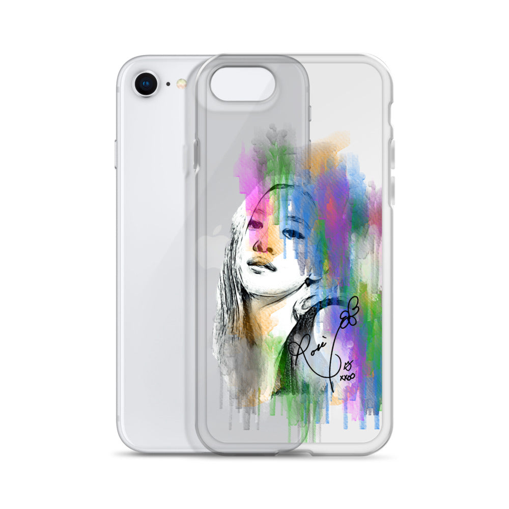 BLACKPINK Rosé, Roseanne Park Waterpaint Portrait iPhone Case - kpophow