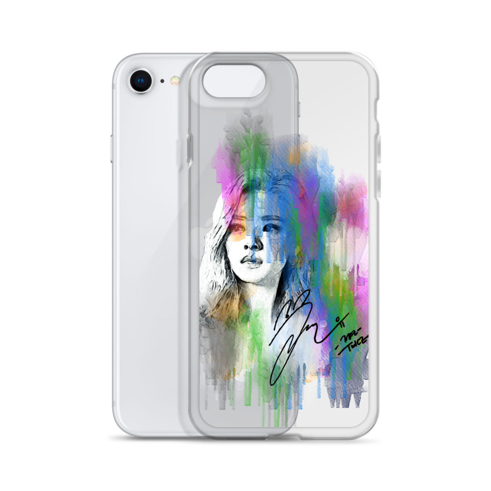 TWICE Jeongyeon, Yoo Jeong-yeon Waterpaint Portrait iPhone Case