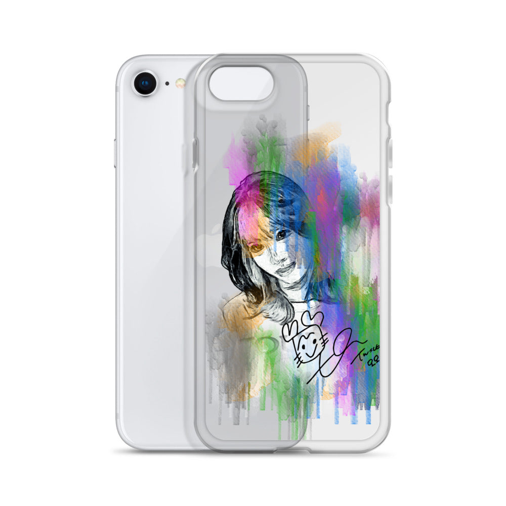 TWICE Momo, Hirai Momo Waterpaint Portrait iPhone Case