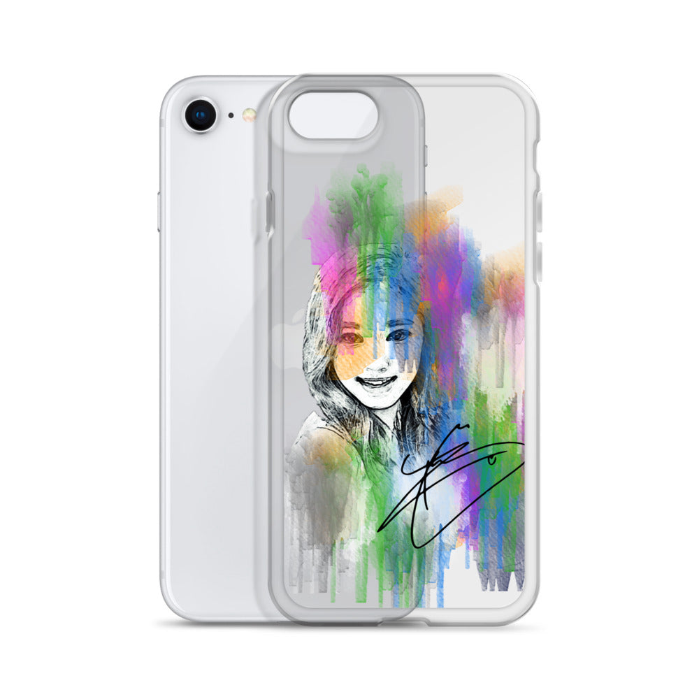 TWICE Tzuyu, Chou Tzu-yu Waterpaint Portrait iPhone Case