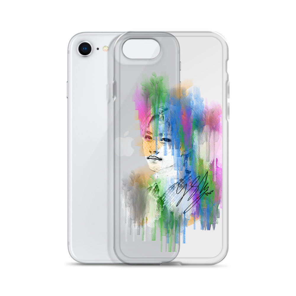 Stray Kids Felix, Lee Felix Waterpaint Portrait iPhone Case