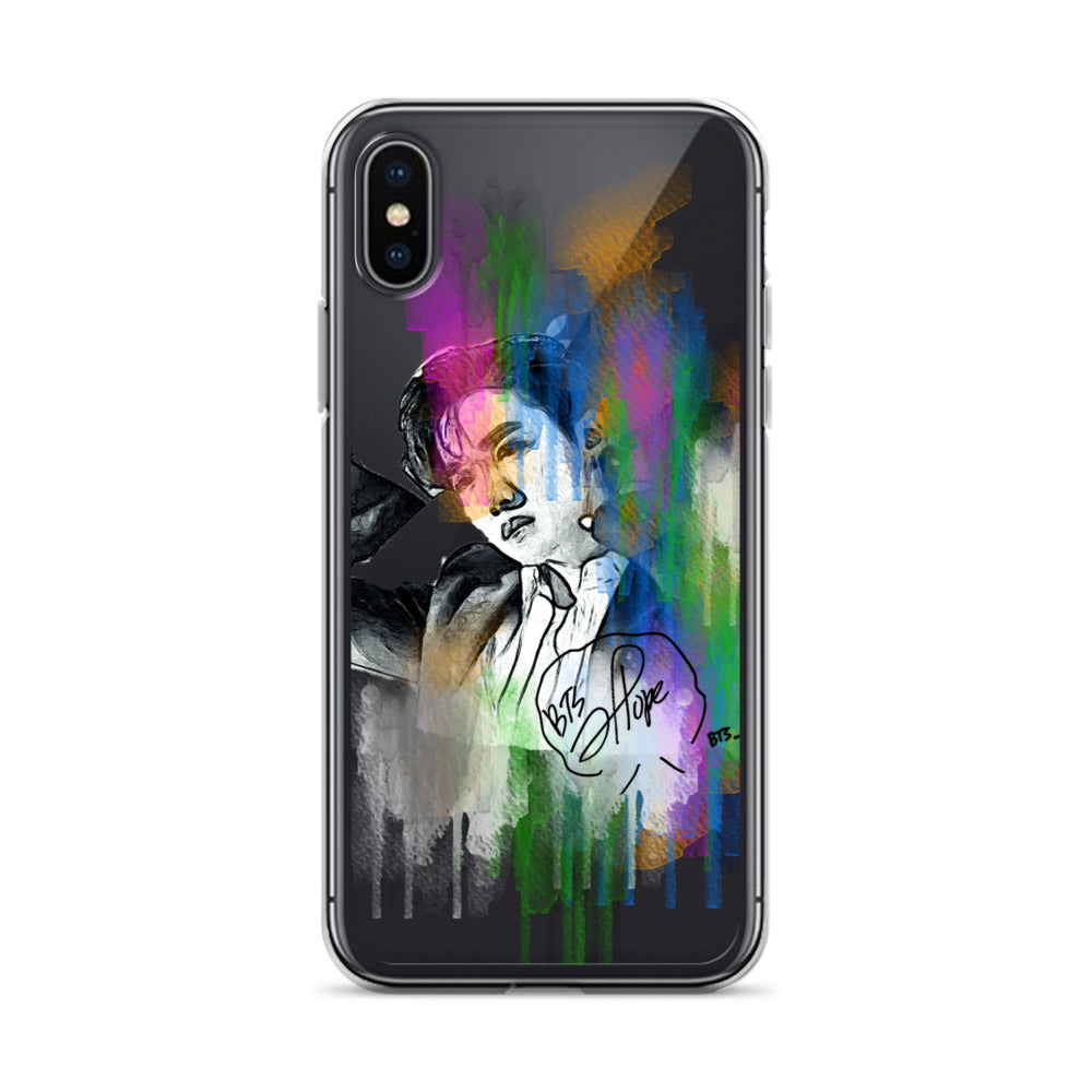 BTS J-Hope, Jung Ho-seok Waterpaint portrait iPhone Case