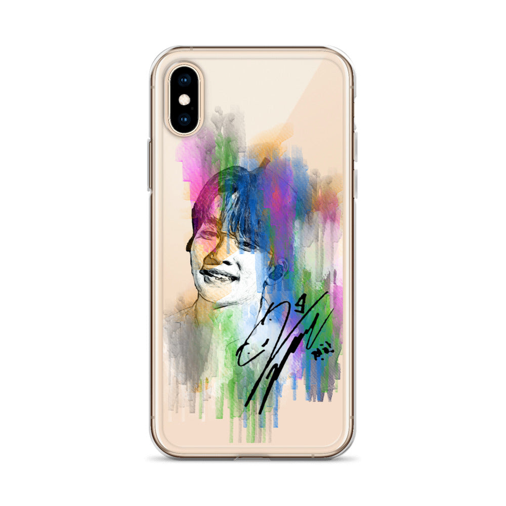 SEVENTEEN Jeonghan, Yoon Jeonghan Waterpaint Portrait iPhone Case