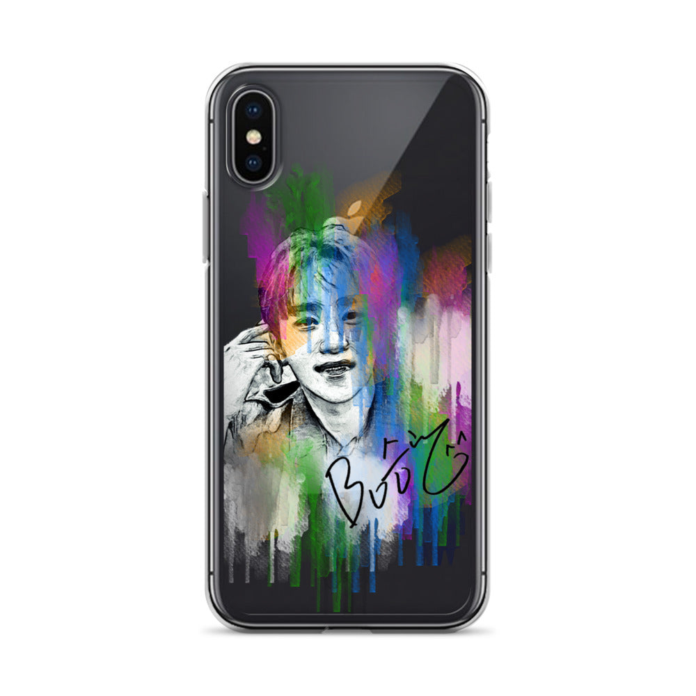 SEVENTEEN Seungkwan, Boo Seung-kwan Waterpaint Portrait iPhone Case