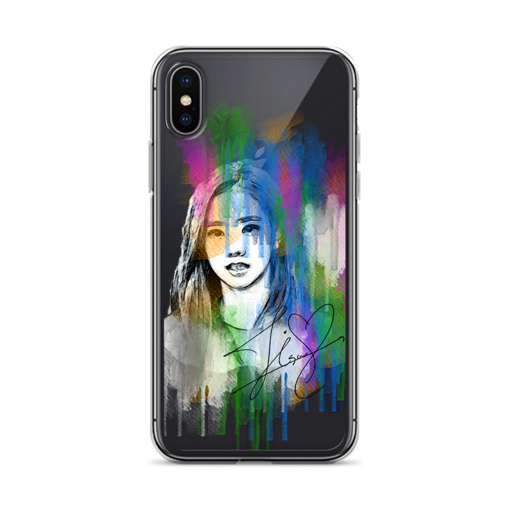 BLACKPINK Jisoo, Kim Jisoo Waterpaint Portrait iPhone Case - kpophow