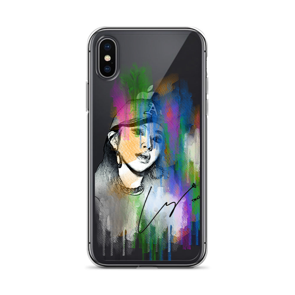 TWICE Chaeyoung, Son Chae-young Waterpaint Portrait iPhone Case