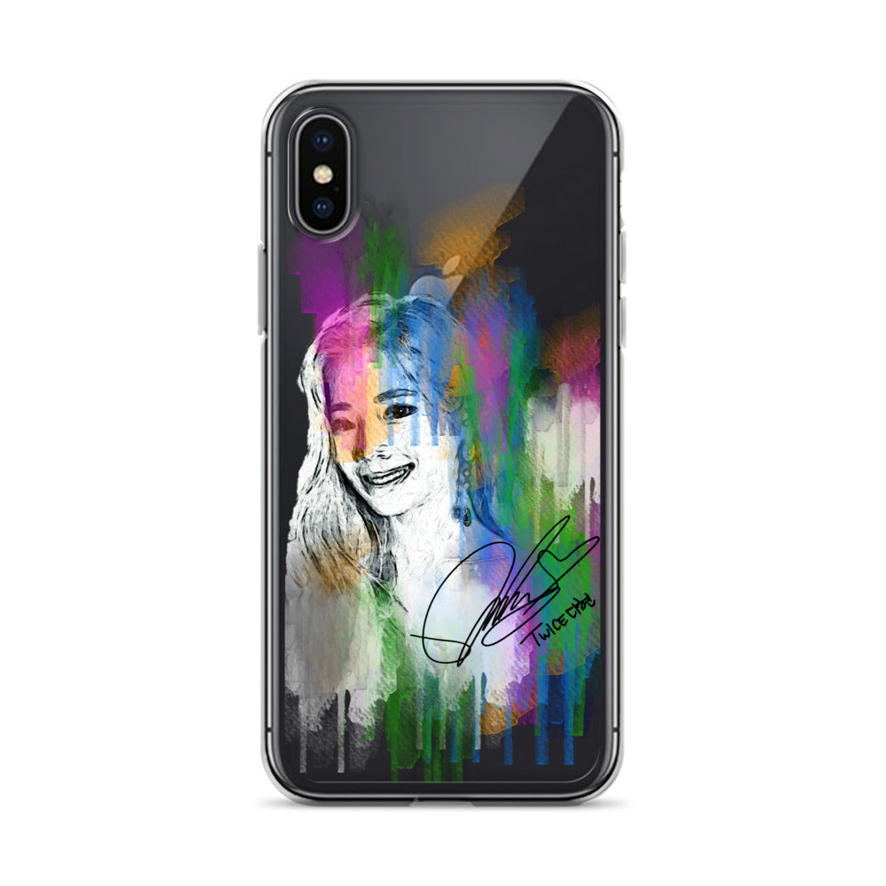 TWICE Dahyun, Kim Da Hyun Waterpaint Portrait iPhone Case