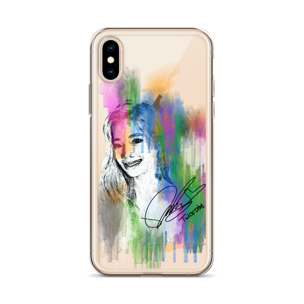 TWICE Dahyun, Kim Da Hyun Waterpaint Portrait iPhone Case