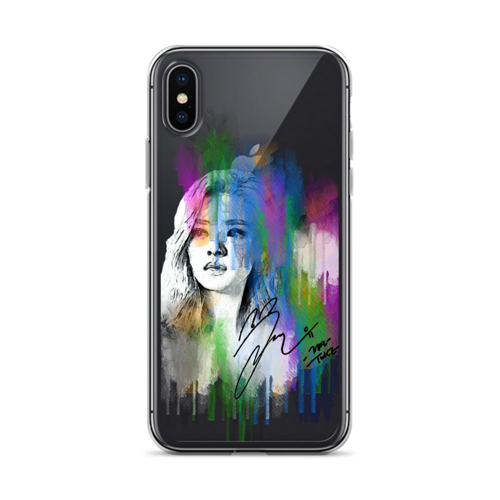 TWICE Jeongyeon, Yoo Jeong-yeon Waterpaint Portrait iPhone Case