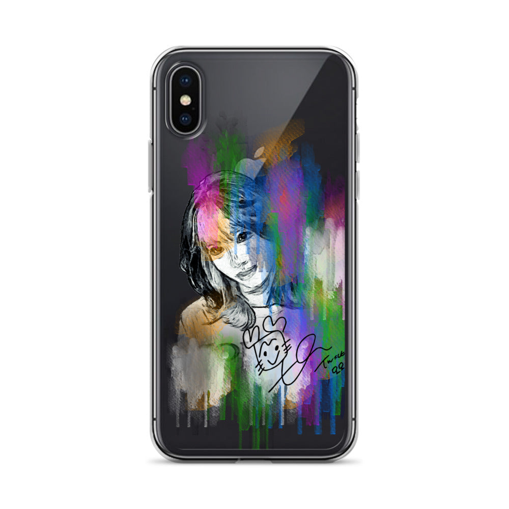 TWICE Momo, Hirai Momo Waterpaint Portrait iPhone Case