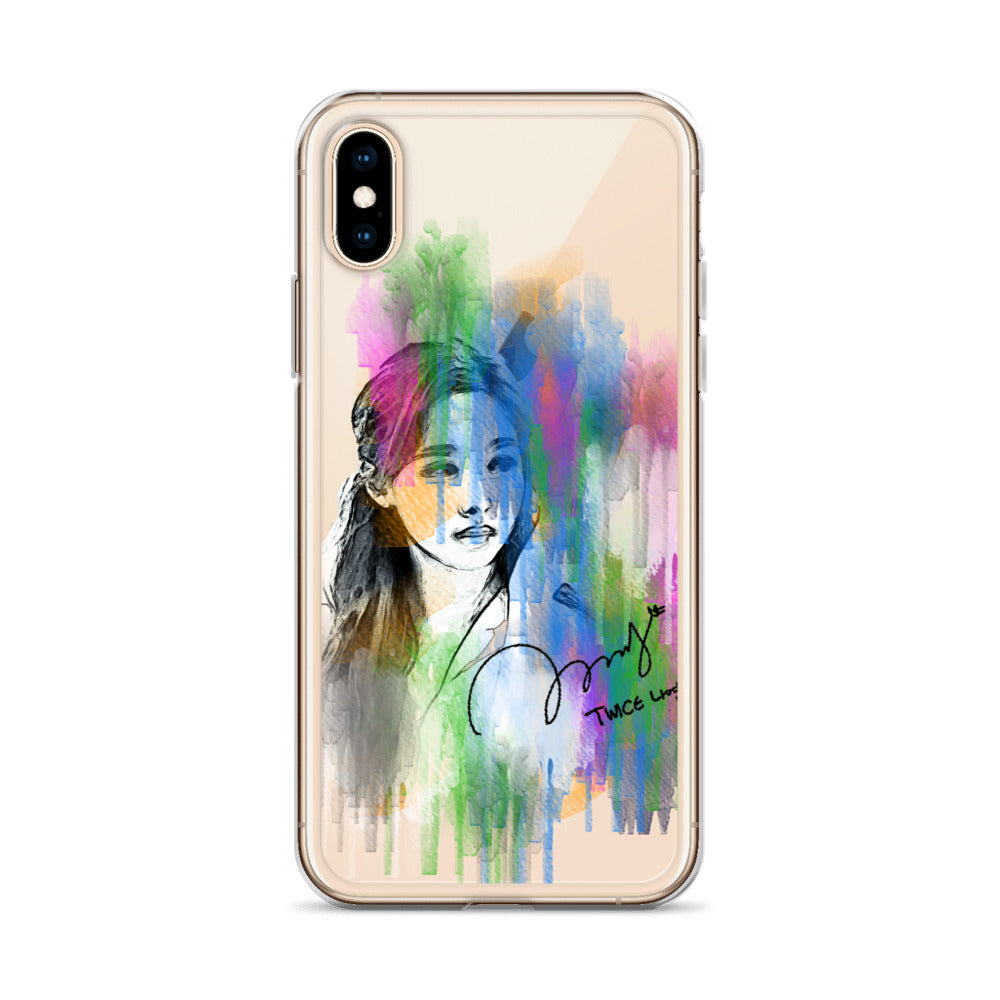 TWICE Nayeon, Im Na-yeon Waterpaint Portrait iPhone Case