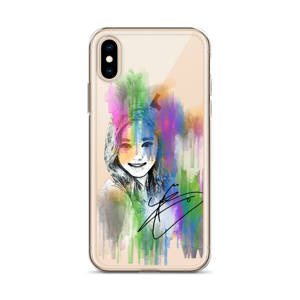 TWICE Tzuyu, Chou Tzu-yu Waterpaint Portrait iPhone Case