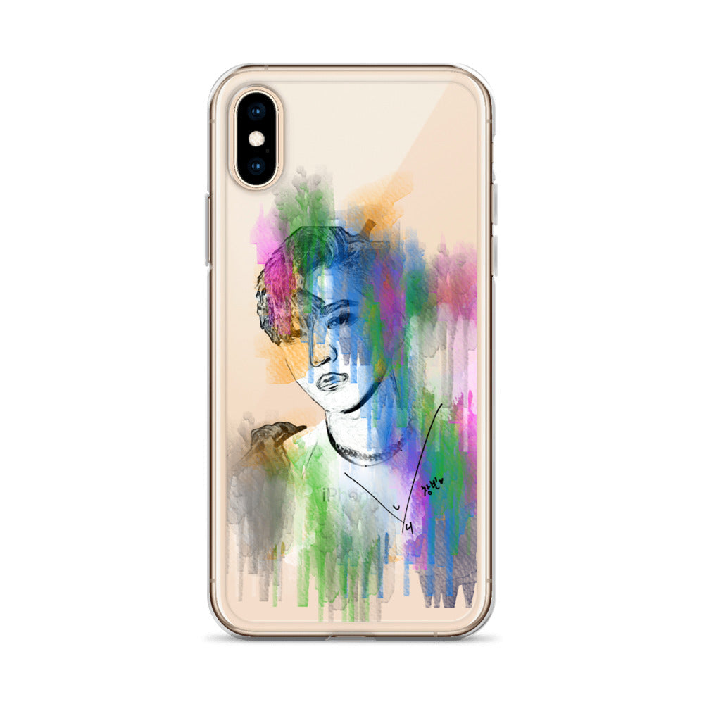 Stray Kids Changbin, Seo Chang-bin Waterpaint Portrait iPhone Case