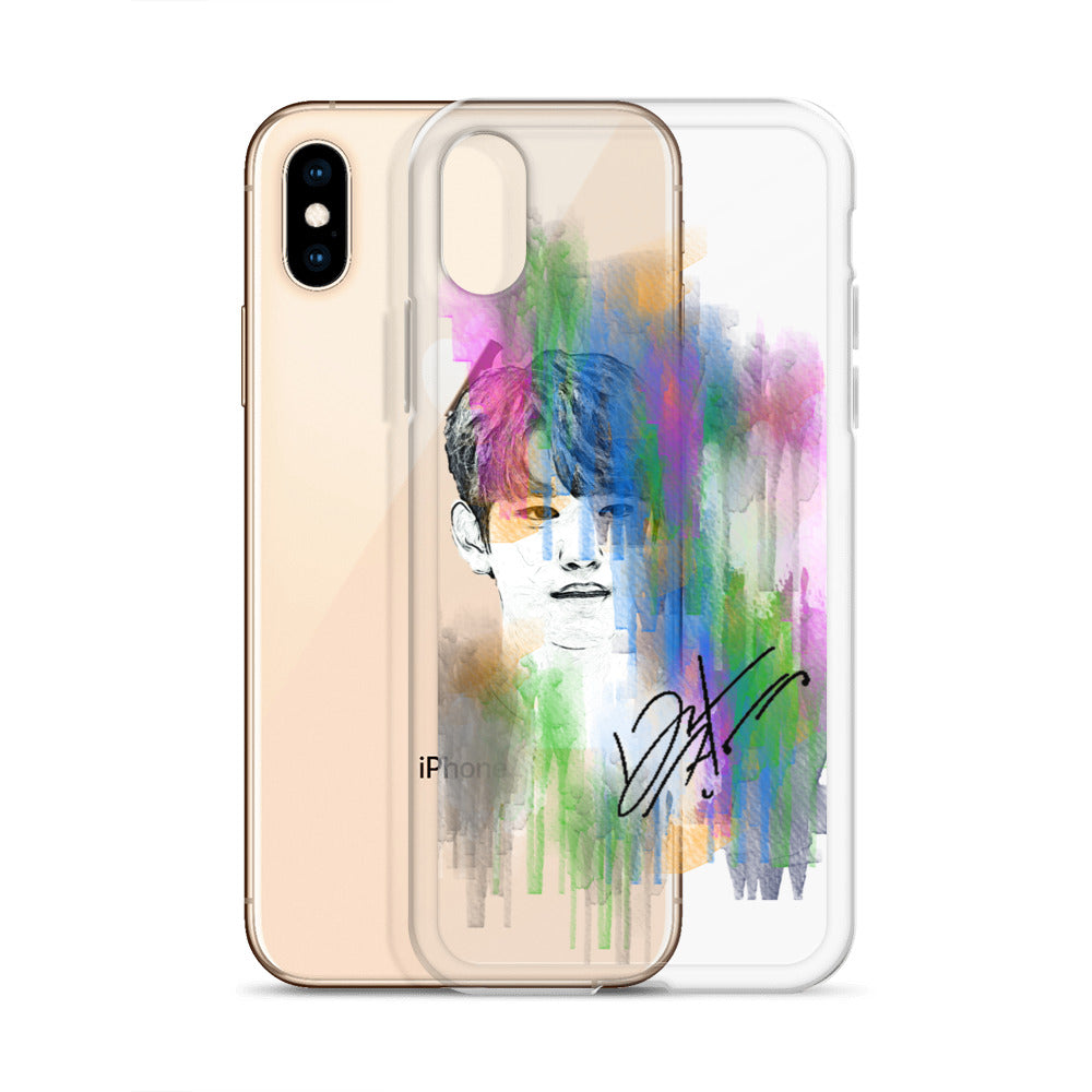 GOT7 Jinyoung, Park Jin-young Waterpaint Portrait iPhone Case