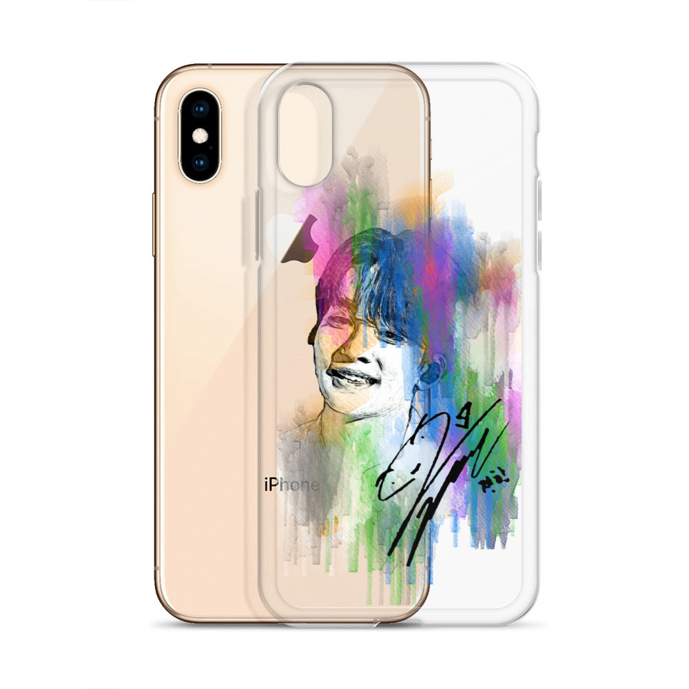 SEVENTEEN Jeonghan, Yoon Jeonghan Waterpaint Portrait iPhone Case