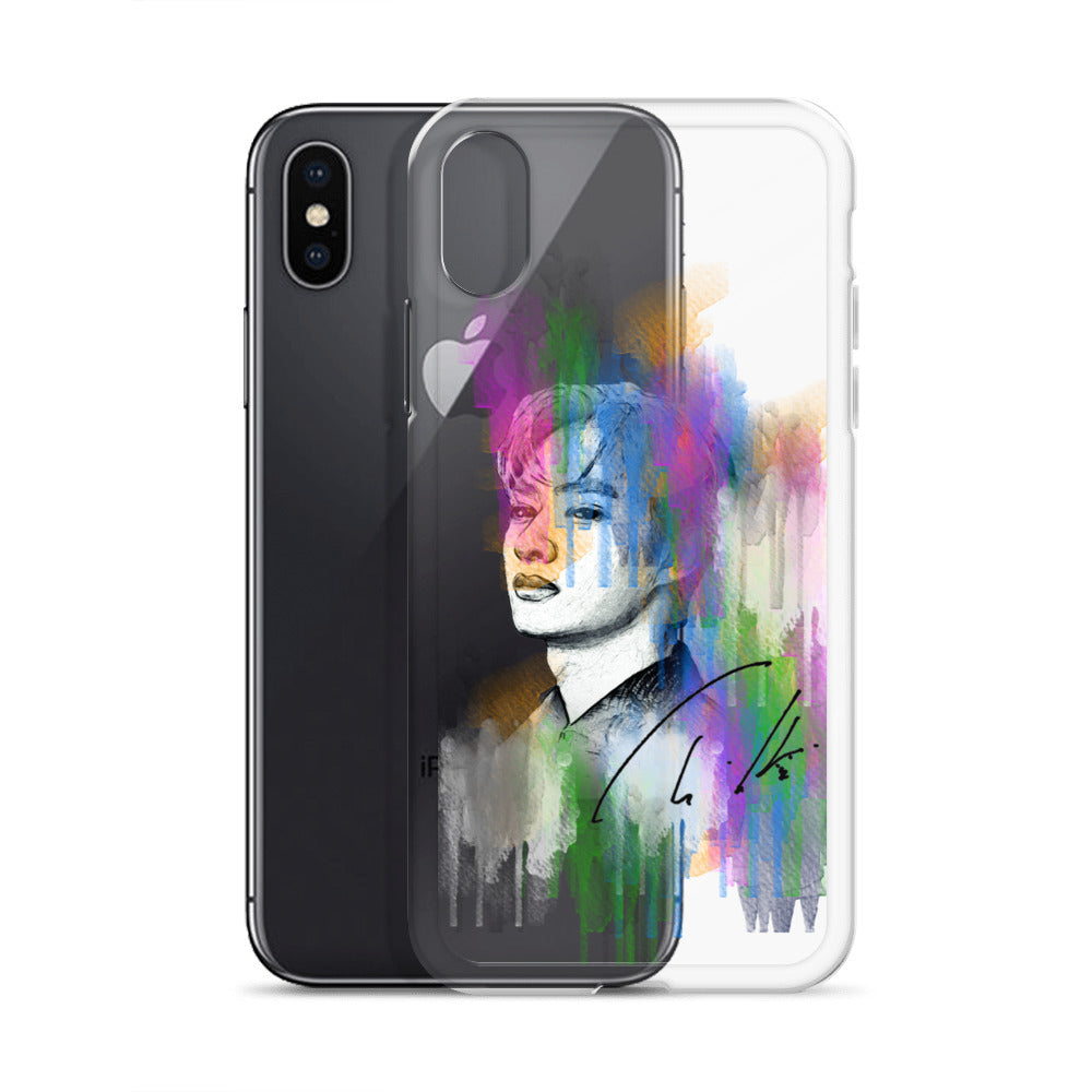 SEVENTEEN Jun, Wen Junhui Waterpaint Portrait iPhone Case