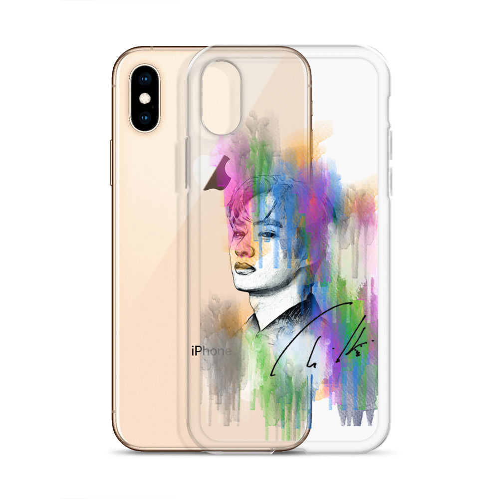 SEVENTEEN Jun, Wen Junhui Waterpaint Portrait iPhone Case