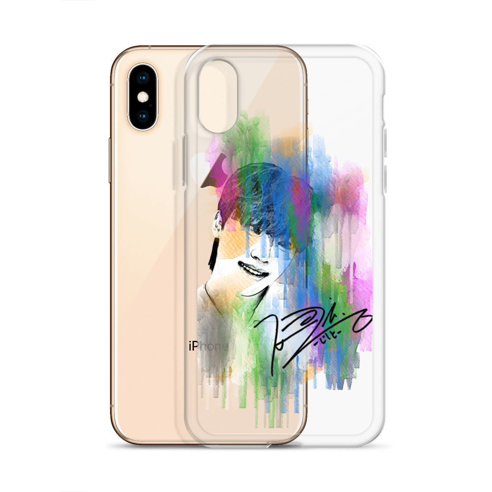 SEVENTEEN Dino, Lee Chan Waterpaint Portrait iPhone Case