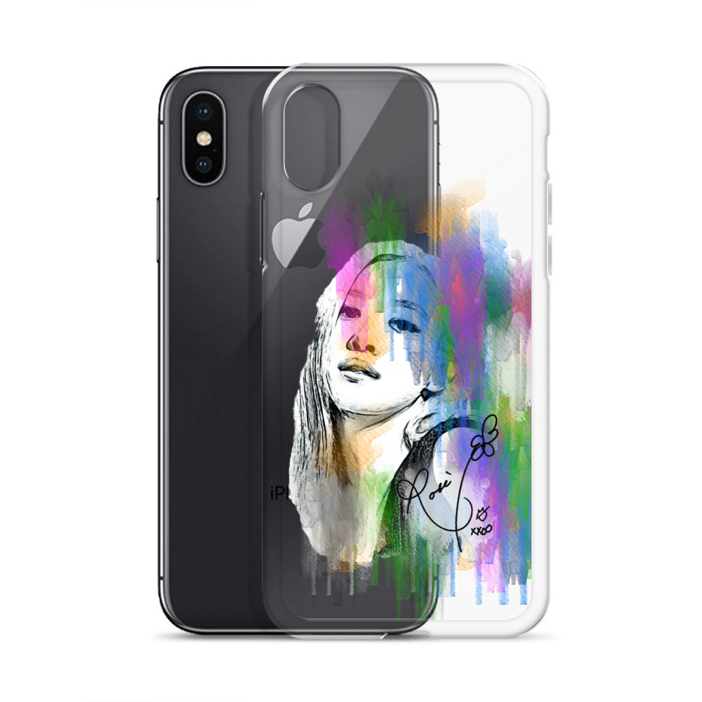 BLACKPINK Rosé, Roseanne Park Waterpaint Portrait iPhone Case - kpophow