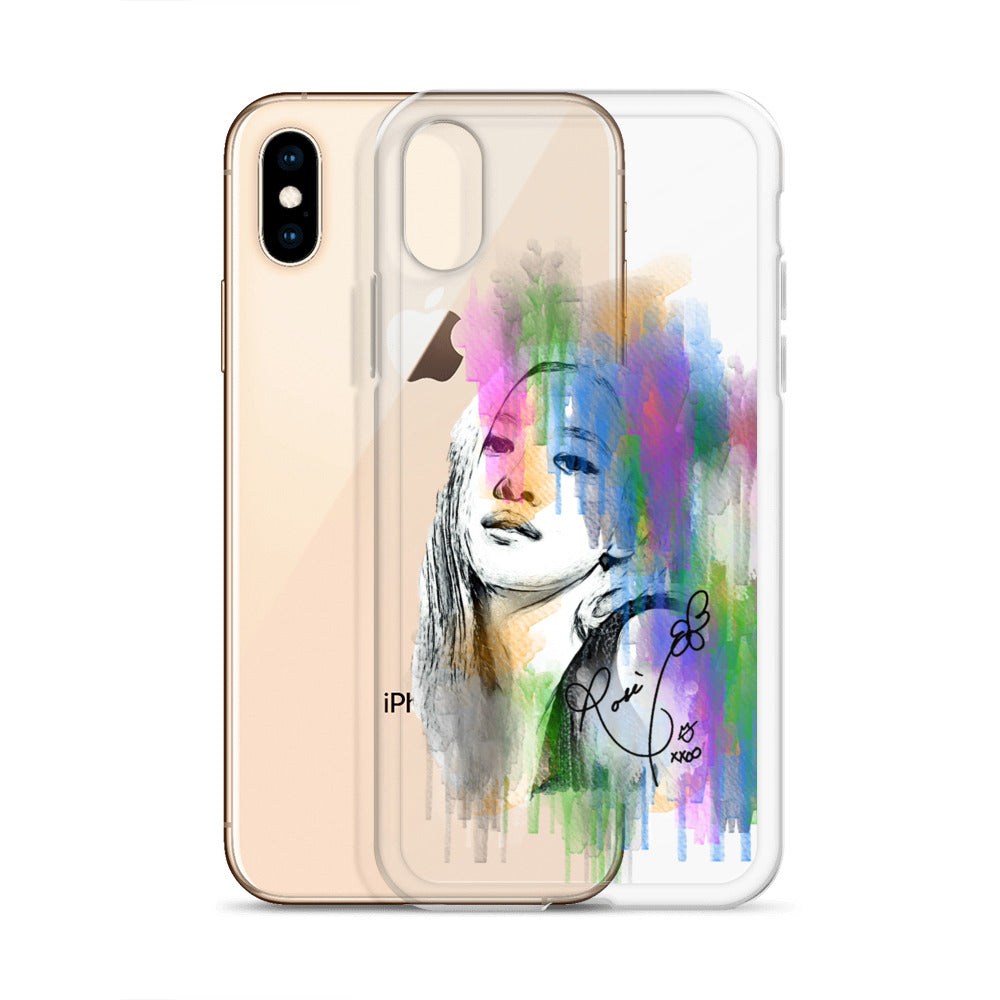 BLACKPINK Rosé, Roseanne Park Waterpaint Portrait iPhone Case - kpophow