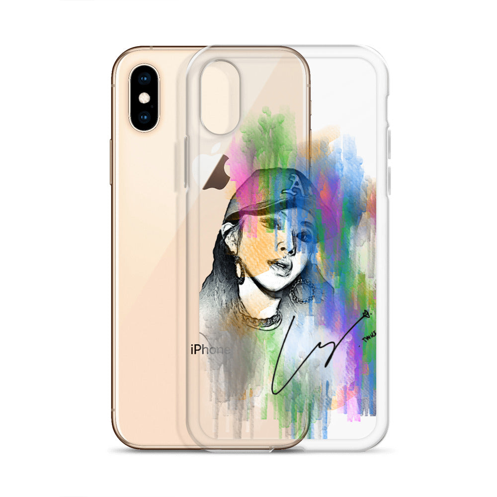 TWICE Chaeyoung, Son Chae-young Waterpaint Portrait iPhone Case