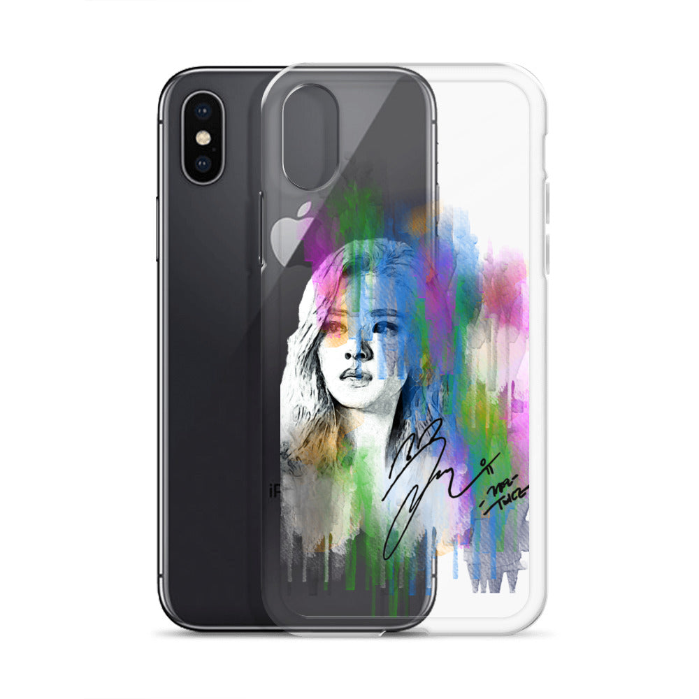 TWICE Jeongyeon, Yoo Jeong-yeon Waterpaint Portrait iPhone Case