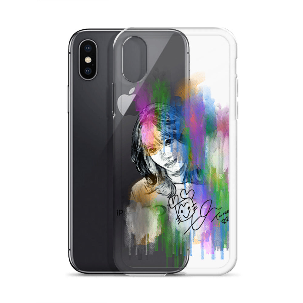 TWICE Momo, Hirai Momo Waterpaint Portrait iPhone Case