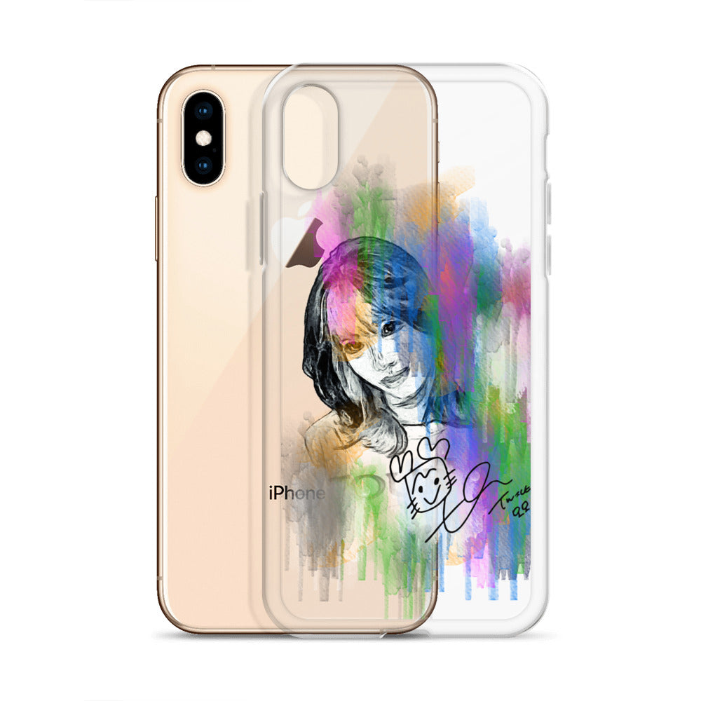 TWICE Momo, Hirai Momo Waterpaint Portrait iPhone Case