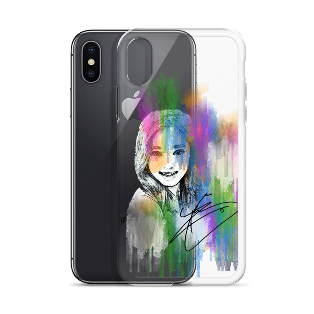 TWICE Tzuyu, Chou Tzu-yu Waterpaint Portrait iPhone Case