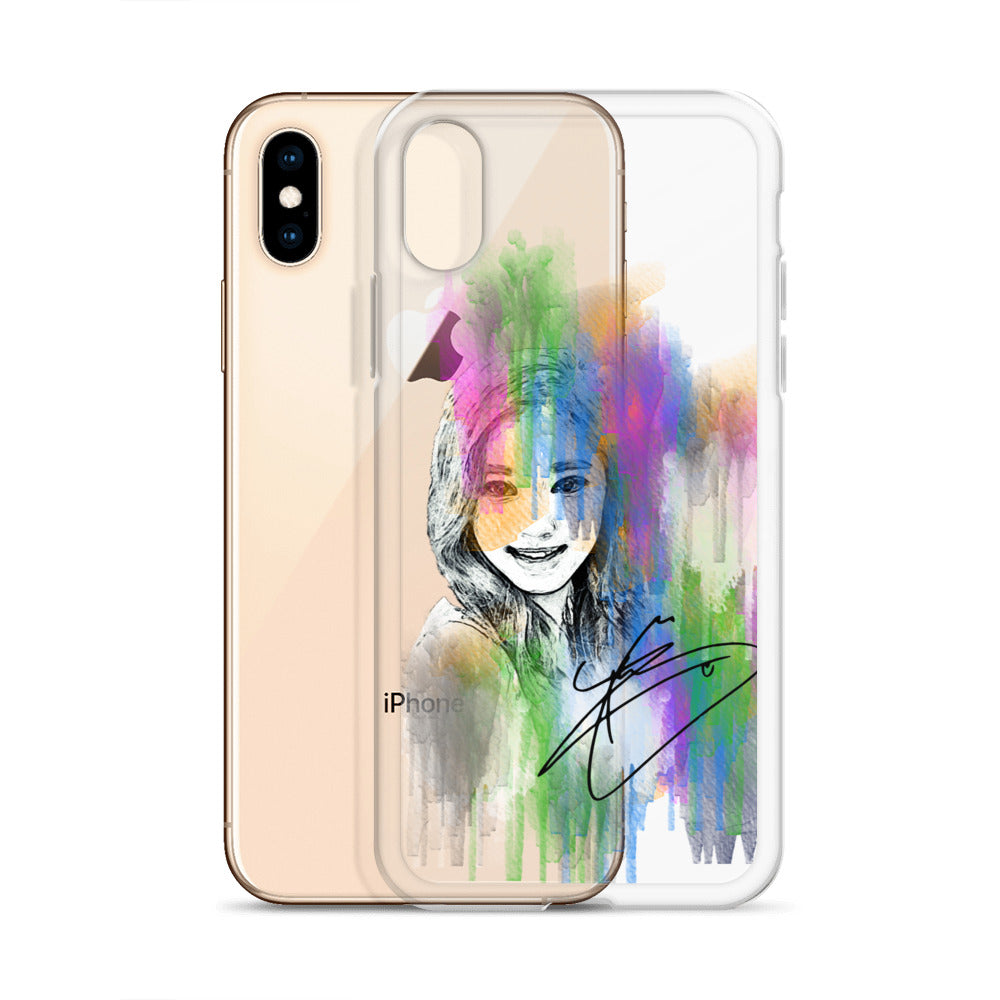 TWICE Tzuyu, Chou Tzu-yu Waterpaint Portrait iPhone Case