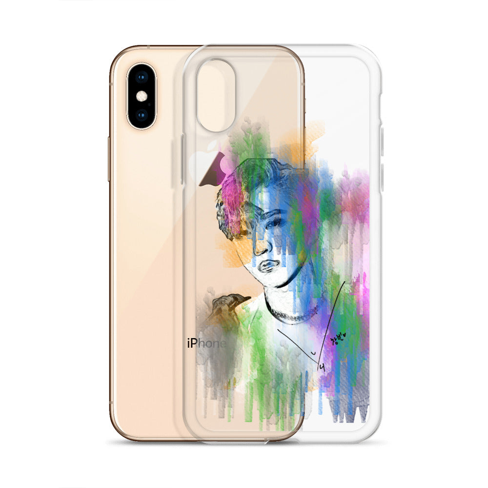 Stray Kids Changbin, Seo Chang-bin Waterpaint Portrait iPhone Case