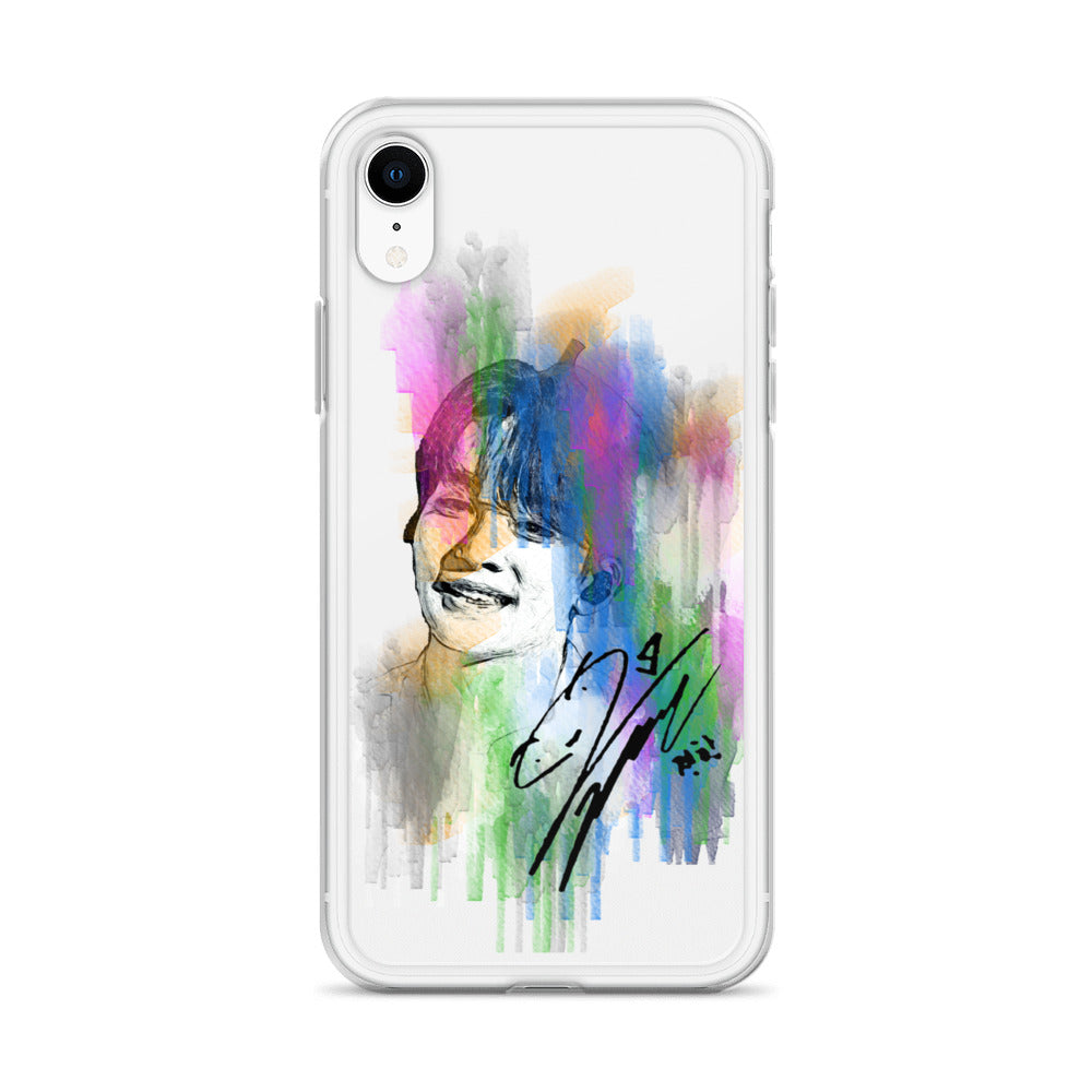 SEVENTEEN Jeonghan, Yoon Jeonghan Waterpaint Portrait iPhone Case