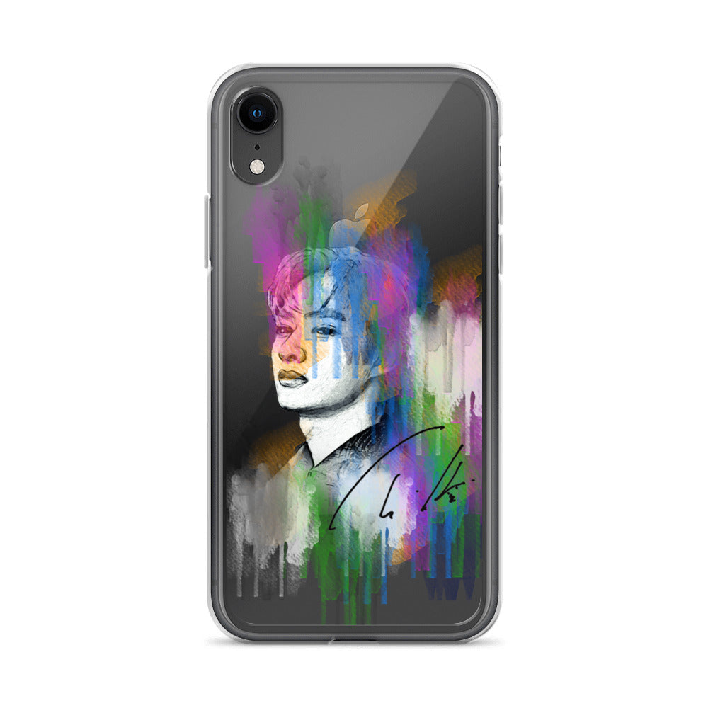 SEVENTEEN Jun, Wen Junhui Waterpaint Portrait iPhone Case