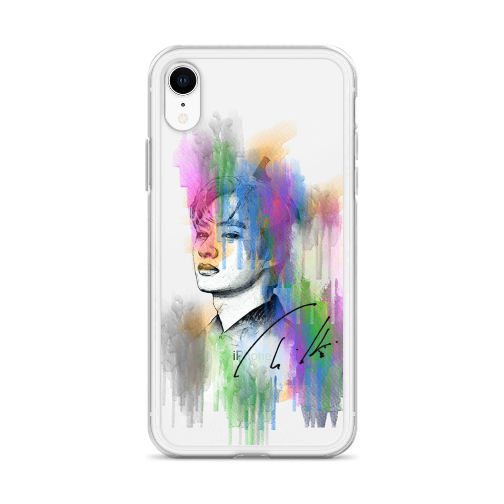 SEVENTEEN Jun, Wen Junhui Waterpaint Portrait iPhone Case