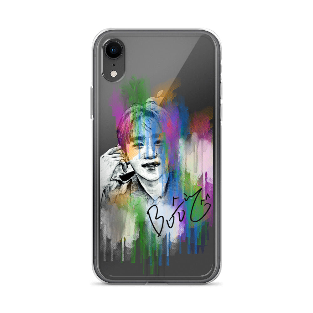 SEVENTEEN Seungkwan, Boo Seung-kwan Waterpaint Portrait iPhone Case