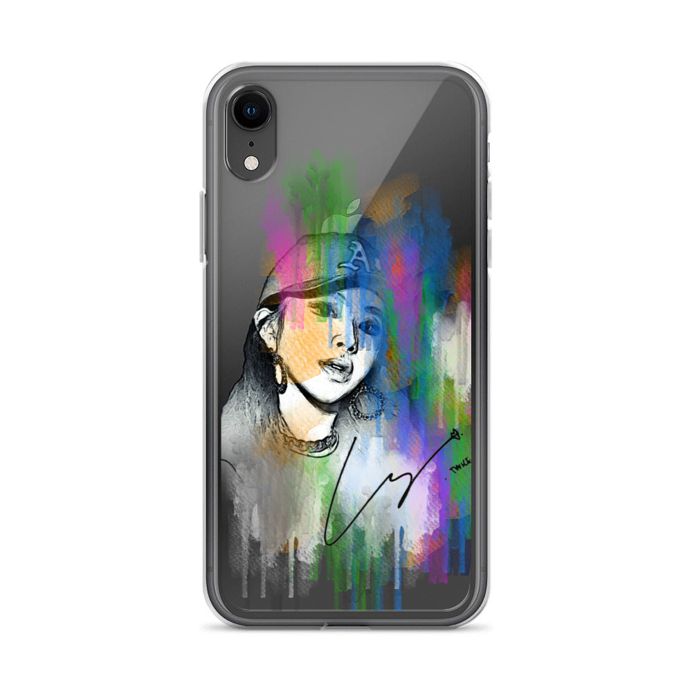 TWICE Chaeyoung, Son Chae-young Waterpaint Portrait iPhone Case