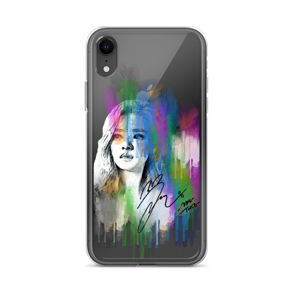 TWICE Jeongyeon, Yoo Jeong-yeon Waterpaint Portrait iPhone Case